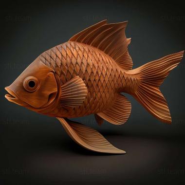 3D модель Тайская рыба лабео (STL)